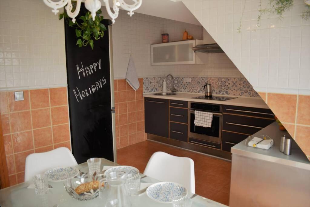 Precioso Atico En Pleno Centro De O Grove Apartment Bagian luar foto
